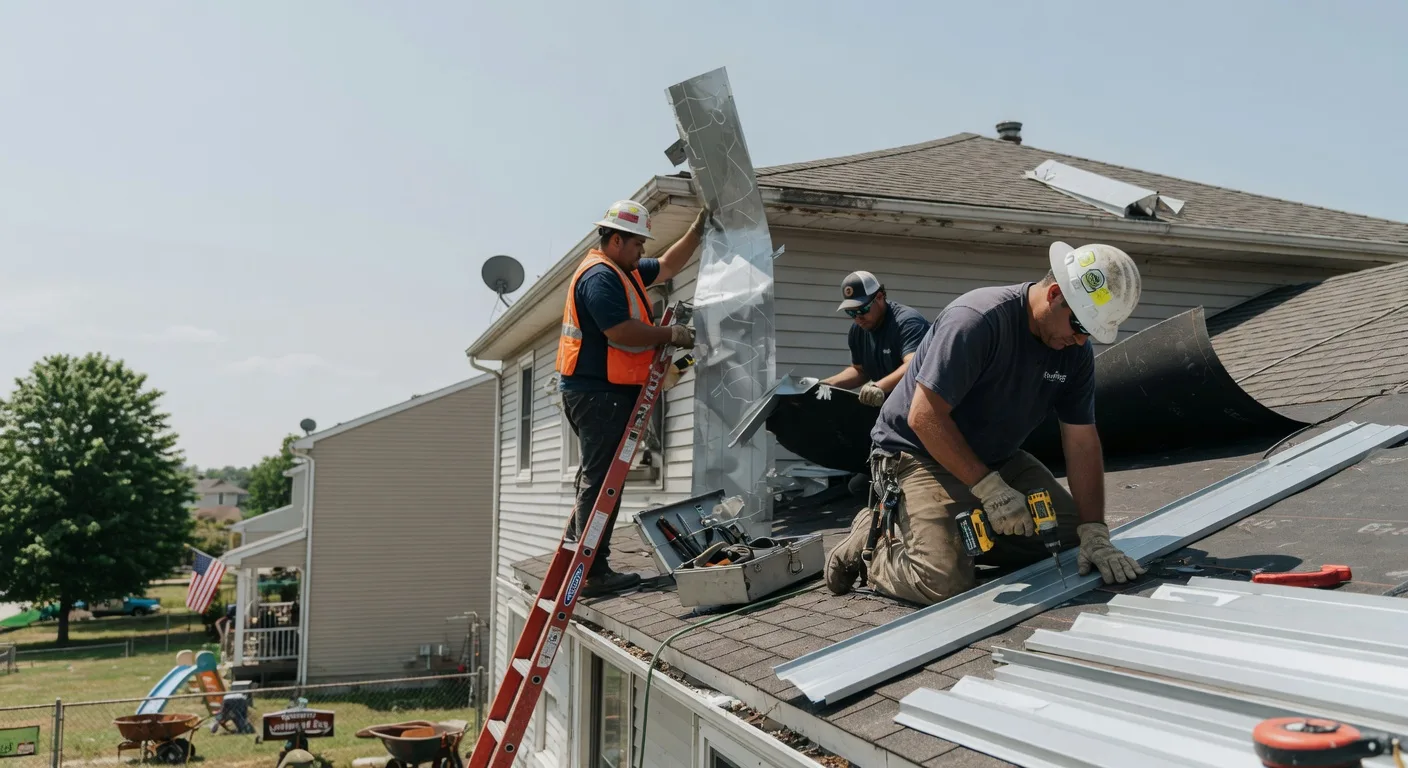 Storm Damage Metal Roof Repair in Port Penn, DE